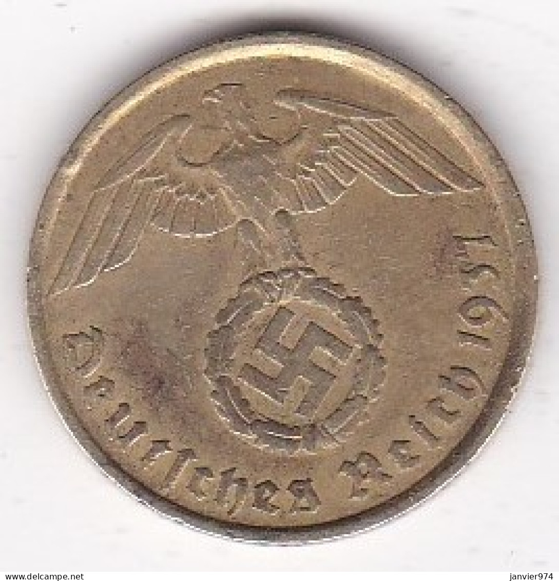 10 Reichspfennig 1937 A Berlin. Bronze-aluminium - 10 Reichspfennig