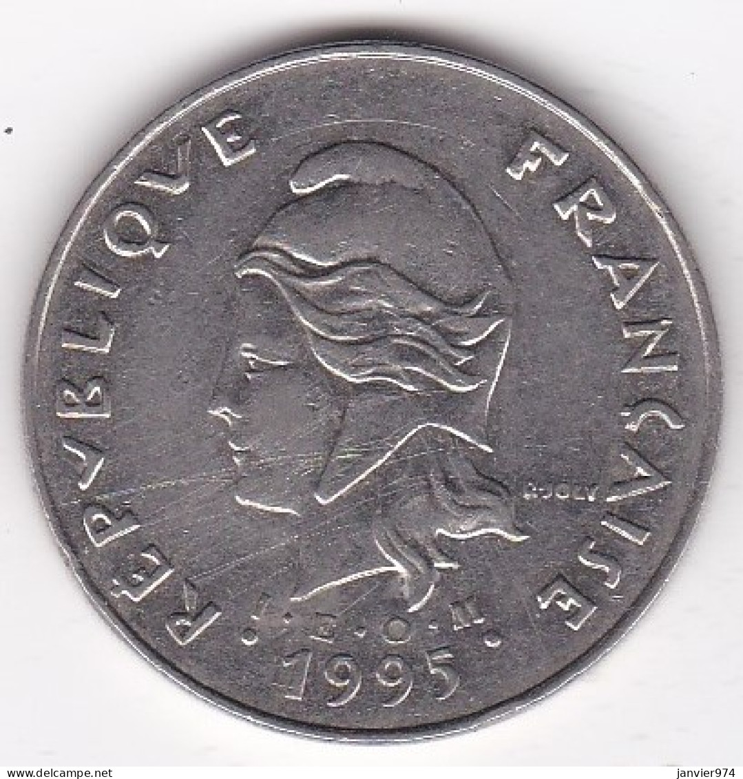 Polynésie Française. 50 Francs 1995 , En Nickel - French Polynesia