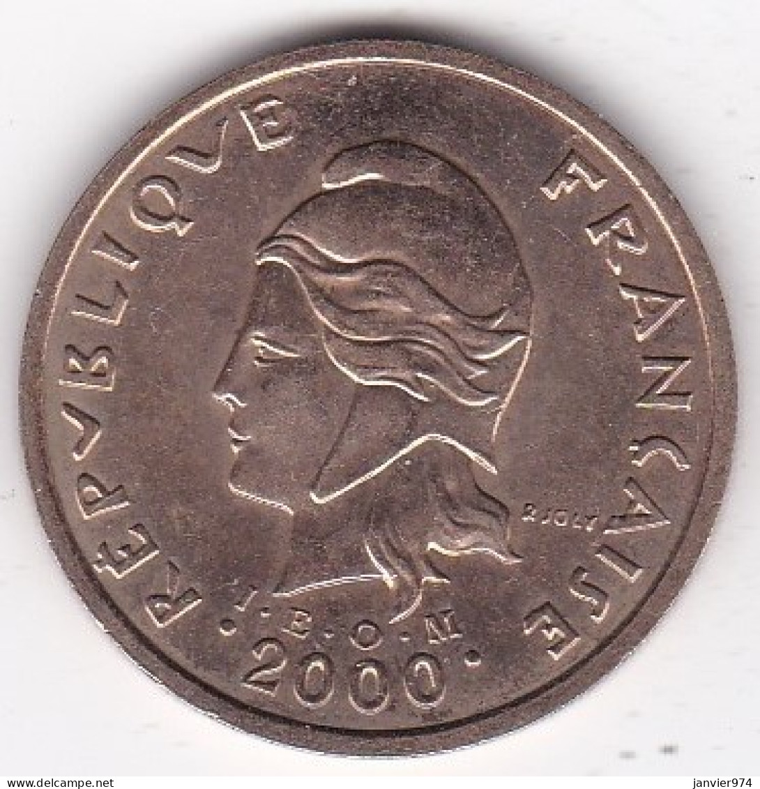 Polynésie Française . 100 Francs 2000, Cupro-nickel-aluminium - Polynésie Française