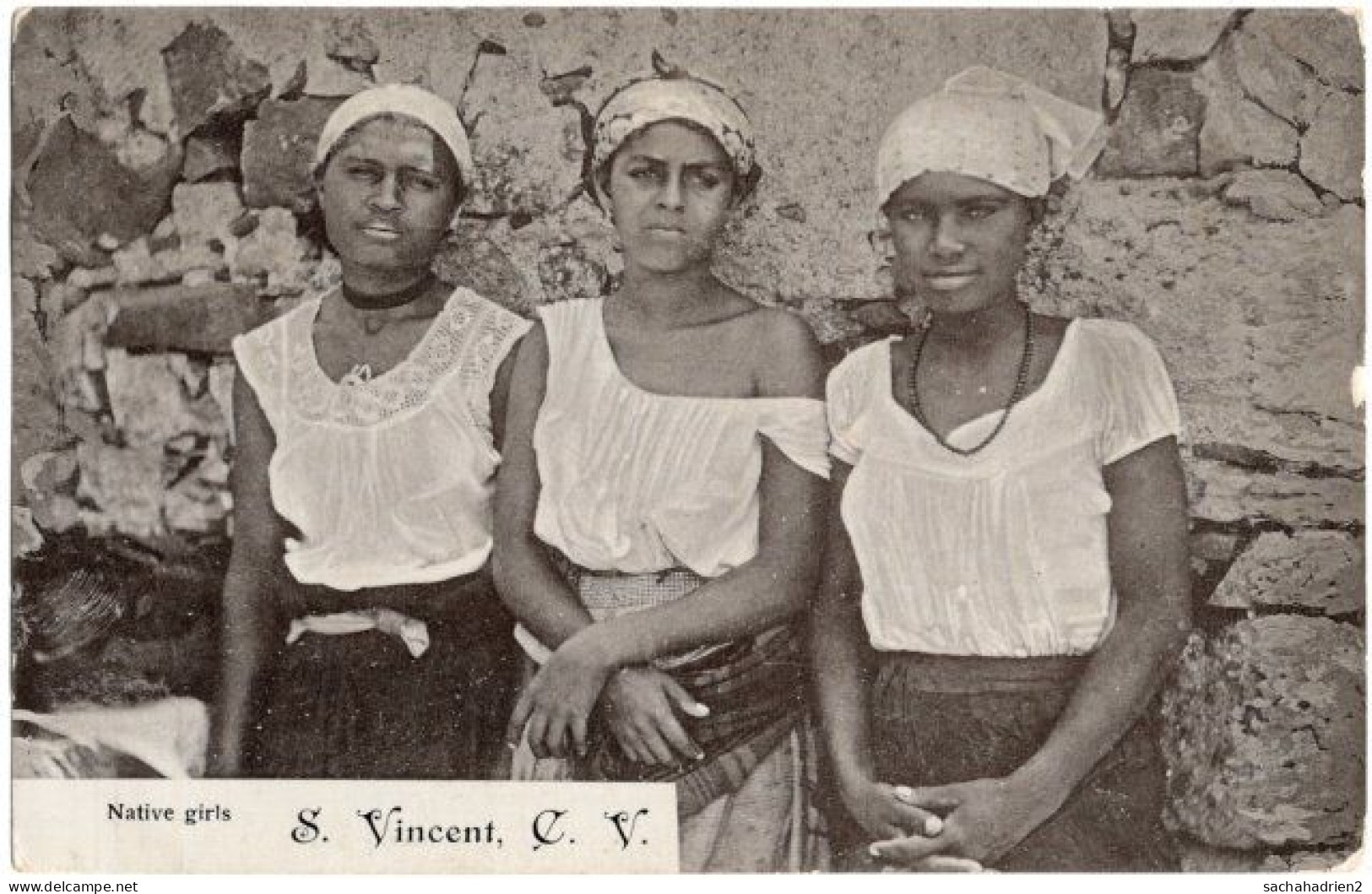 Cabo Verde. S. VINCENT. Native Girls - Cap Vert