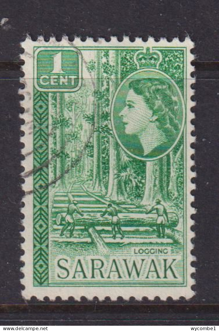 SARAWAK - 1955 Elizabeth II 1c Used As Scan - Sarawak (...-1963)