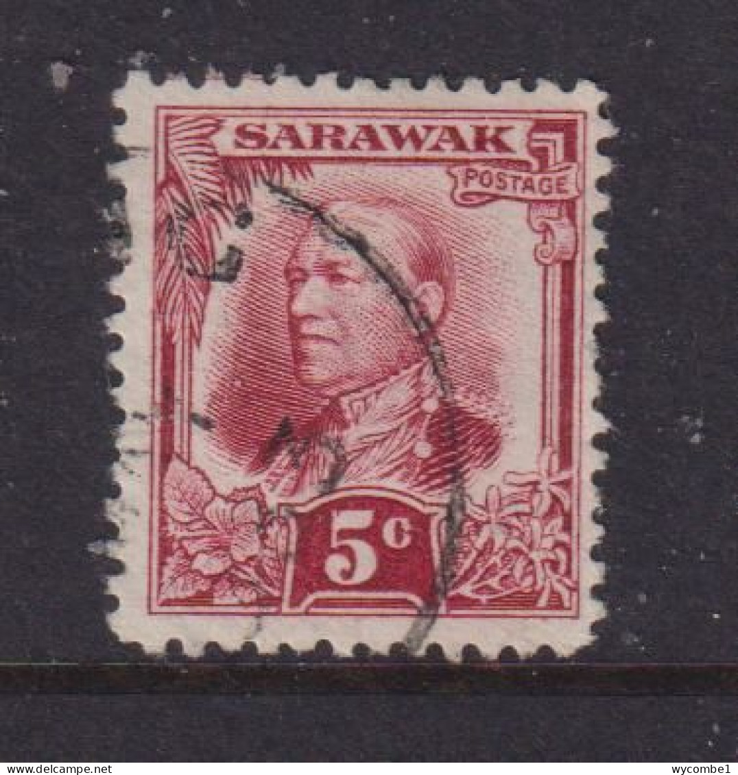 SARAWAK - 1932  Charles Vyner  Brooke  5c Used As Scan - Sarawak (...-1963)
