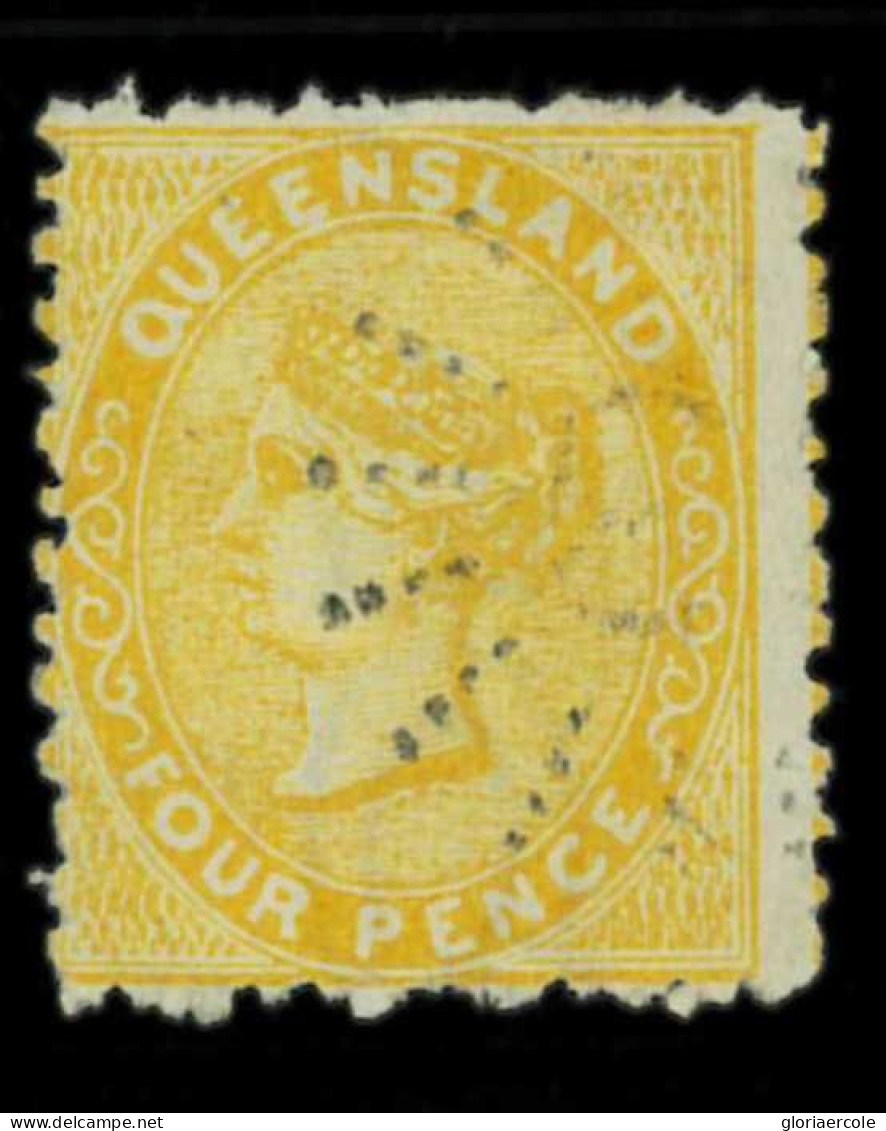 Aa5627L3  - Australia QUEENSLAND - STAMP - SG # 141   Watermark 6 - USED - Gebruikt