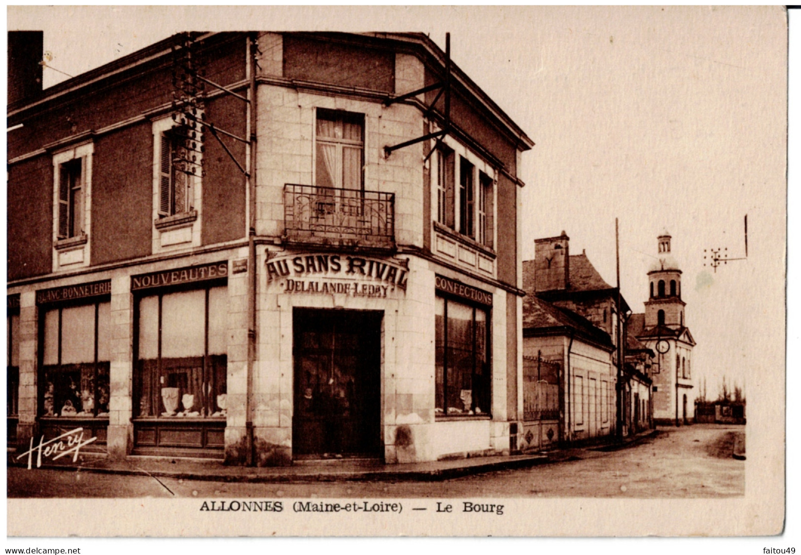 49 - ALLONNES -  Le Bourg     81 - Allonnes