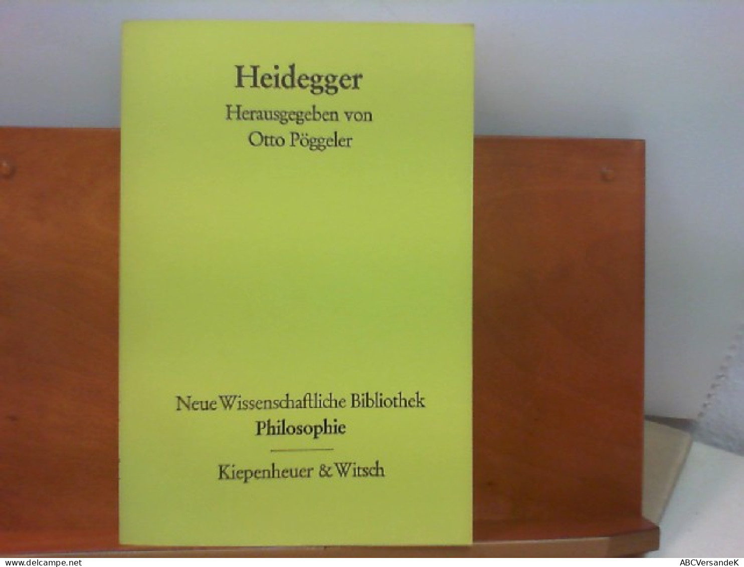 Heidegger - Perspektiven Zur Deutung Seines Werks - Filosofie