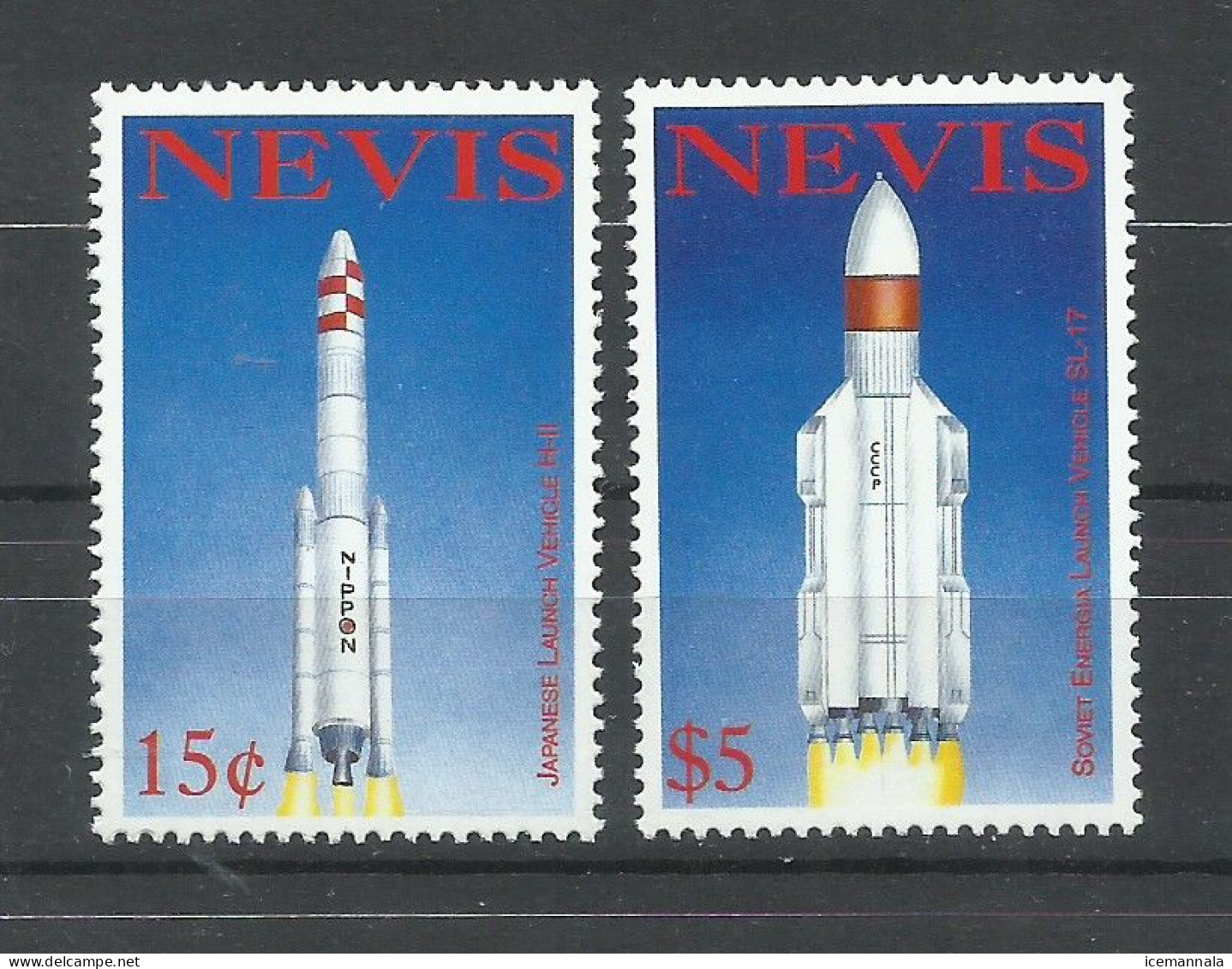 NEVIS   YVERT  685/86     MNH  ** - Ozeanien