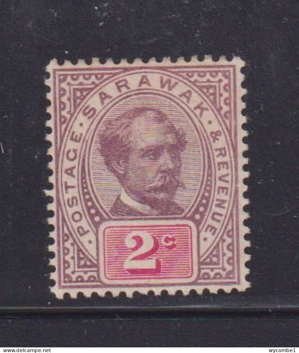 SARAWAK - 1888  Charles Brooke  2c Hinged Mint - No Gum - Sarawak (...-1963)