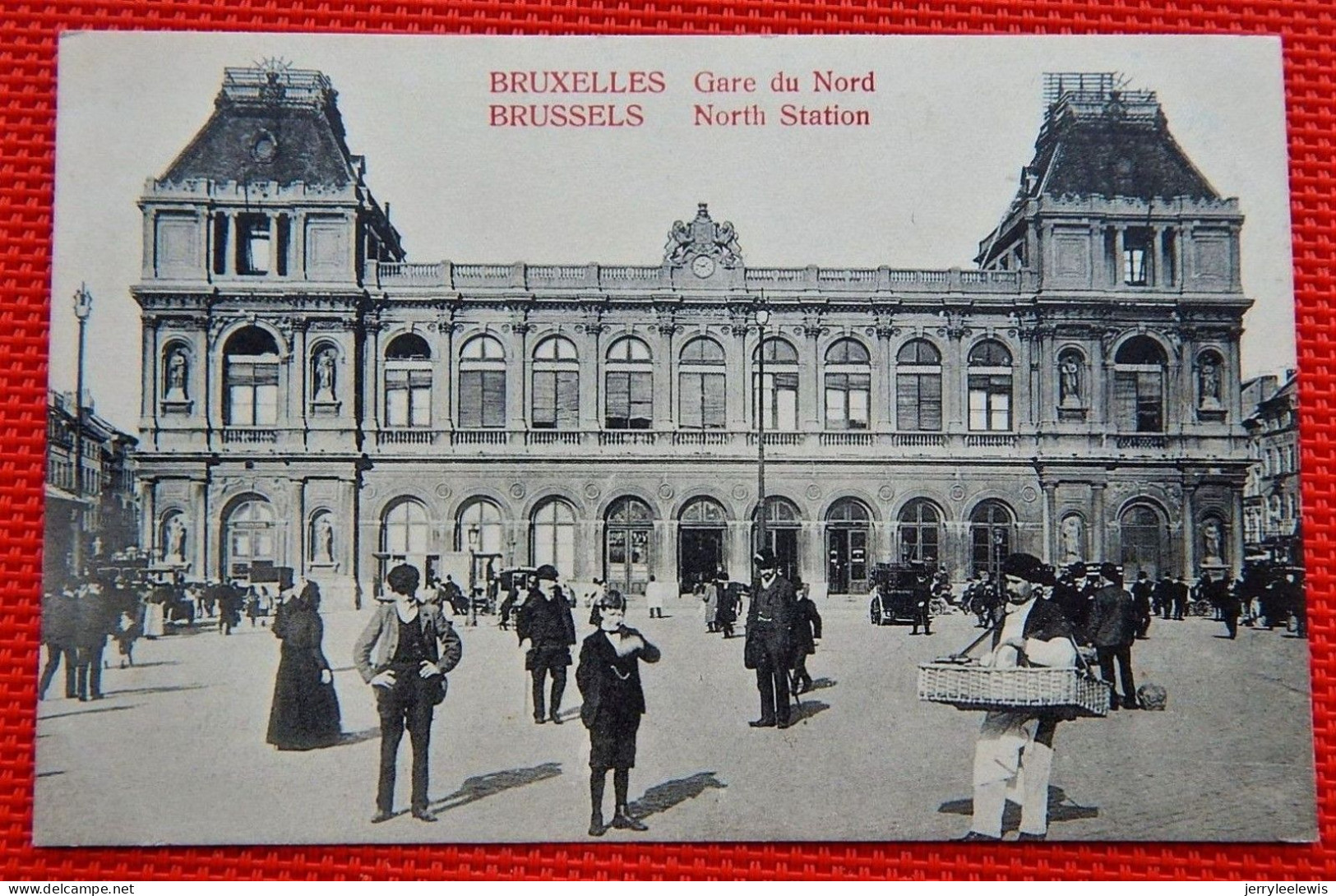 BRUXELLES  - BRUSSEL - 2 CARTES - 2 POSTKAARTEN :  Gare Du Nord  -  Noordstation - Chemins De Fer, Gares