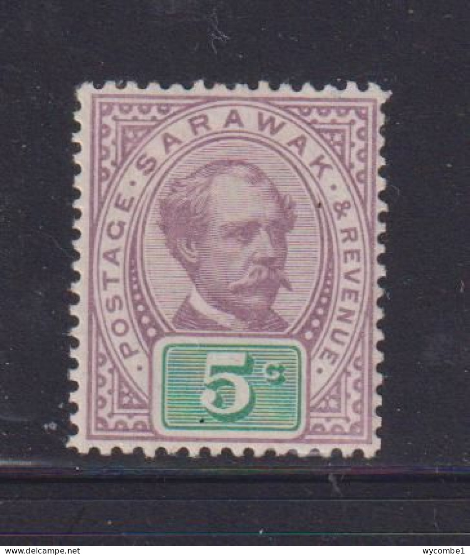 SARAWAK - 1888  Charles Brooke  5c  Hinged Mint - Sarawak (...-1963)