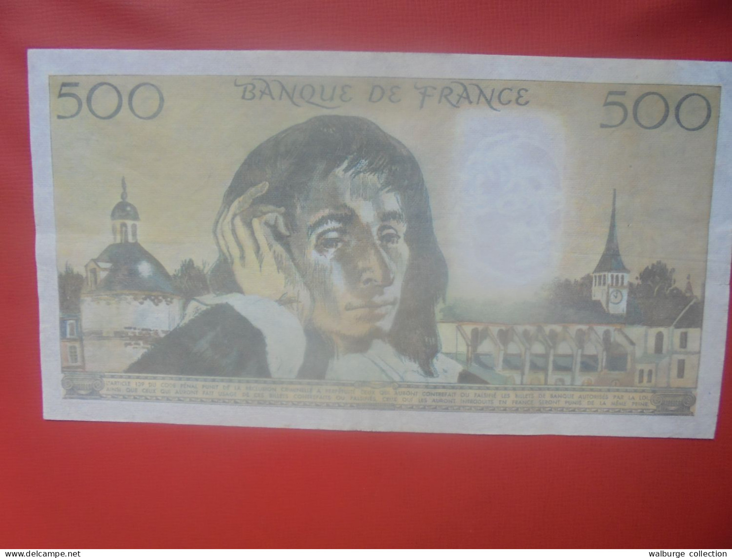 FRANCE 500 FRANCS 1987 Préfix A.263 Circuler (B.18) - 500 F 1968-1993 ''Pascal''