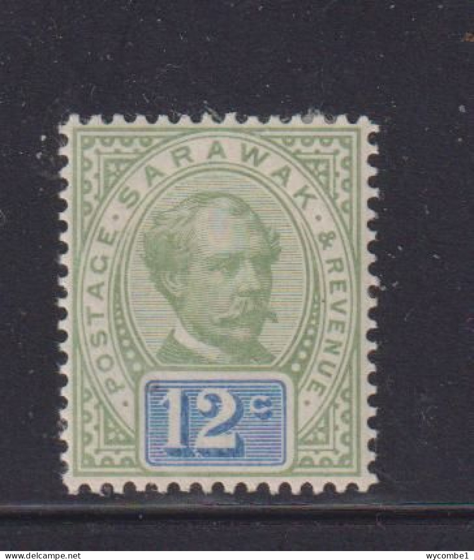 SARAWAK - 1888  Charles Brooke 12c  Hinged Mint - No Gum - Sarawak (...-1963)