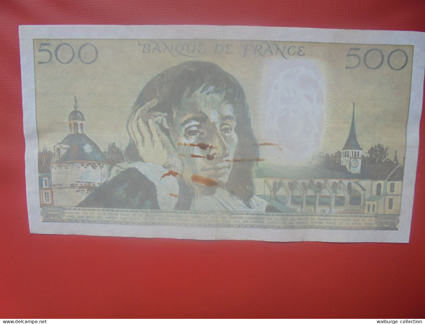 FRANCE 500 FRANCS 1987 Préfix R.262 Circuler (B.18) - 500 F 1968-1993 ''Pascal''