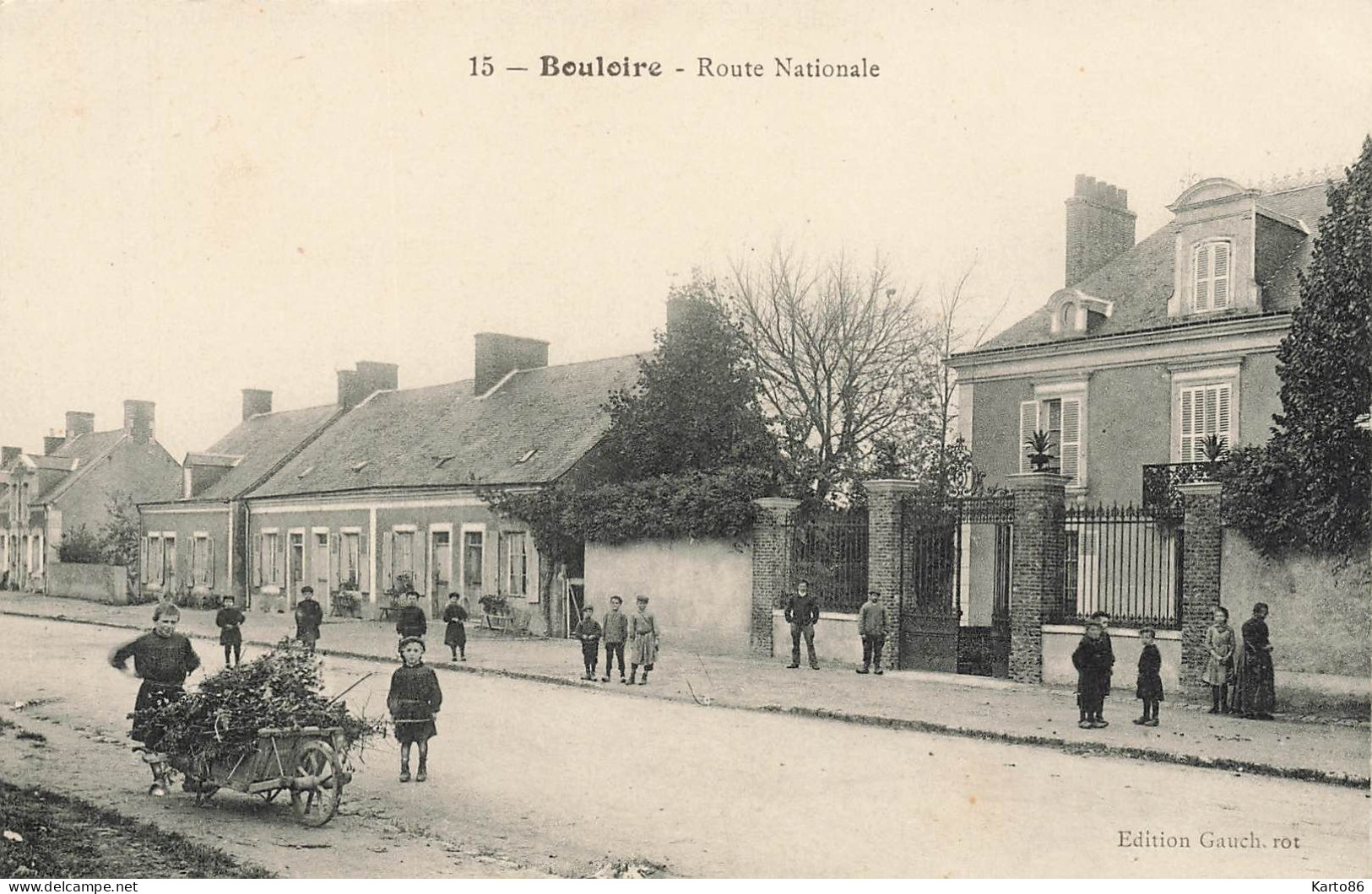Bouloire * La Route Nationale * Villageois - Bouloire