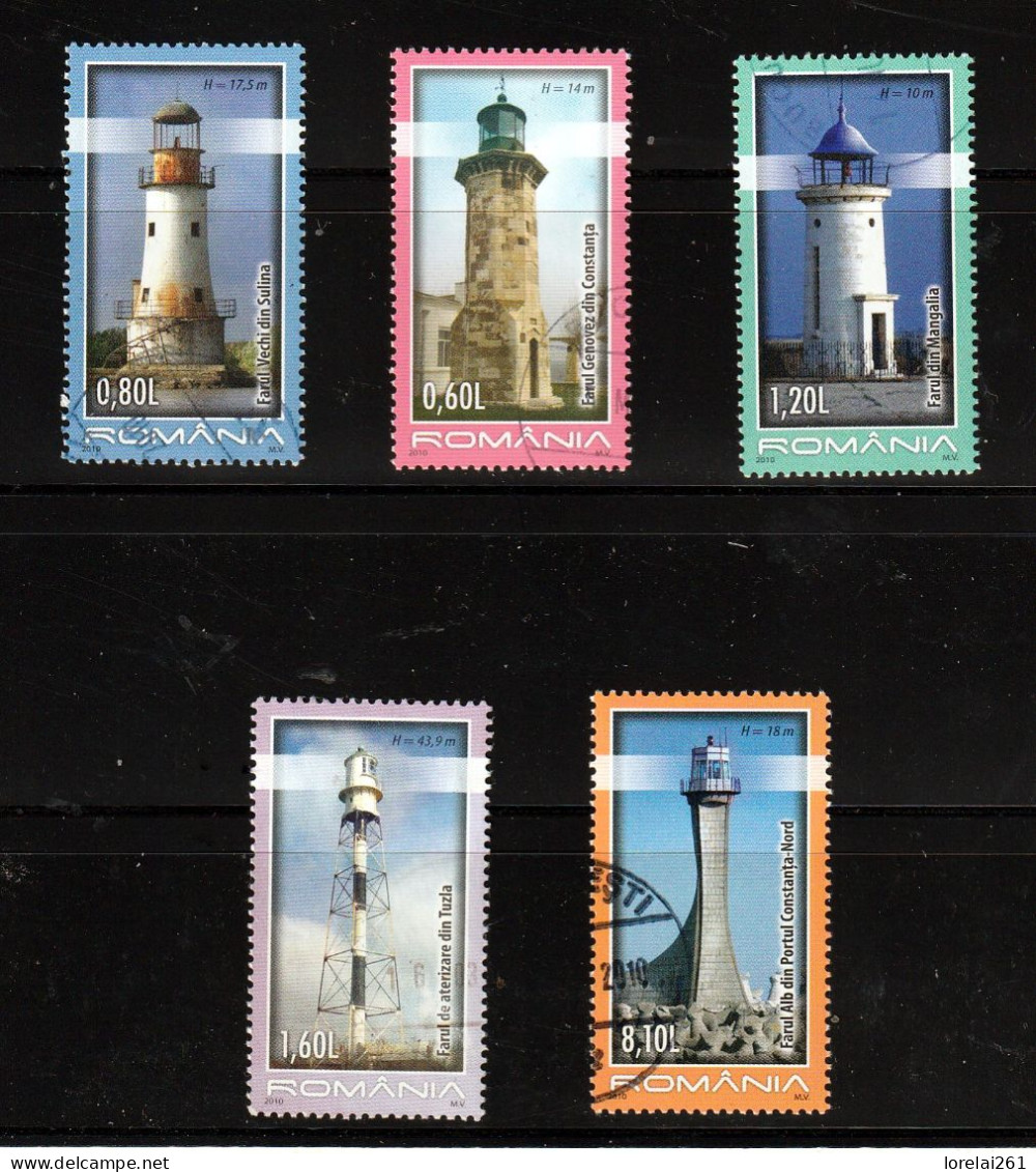 2010 - Phares Mi No 6418/6422 - Used Stamps