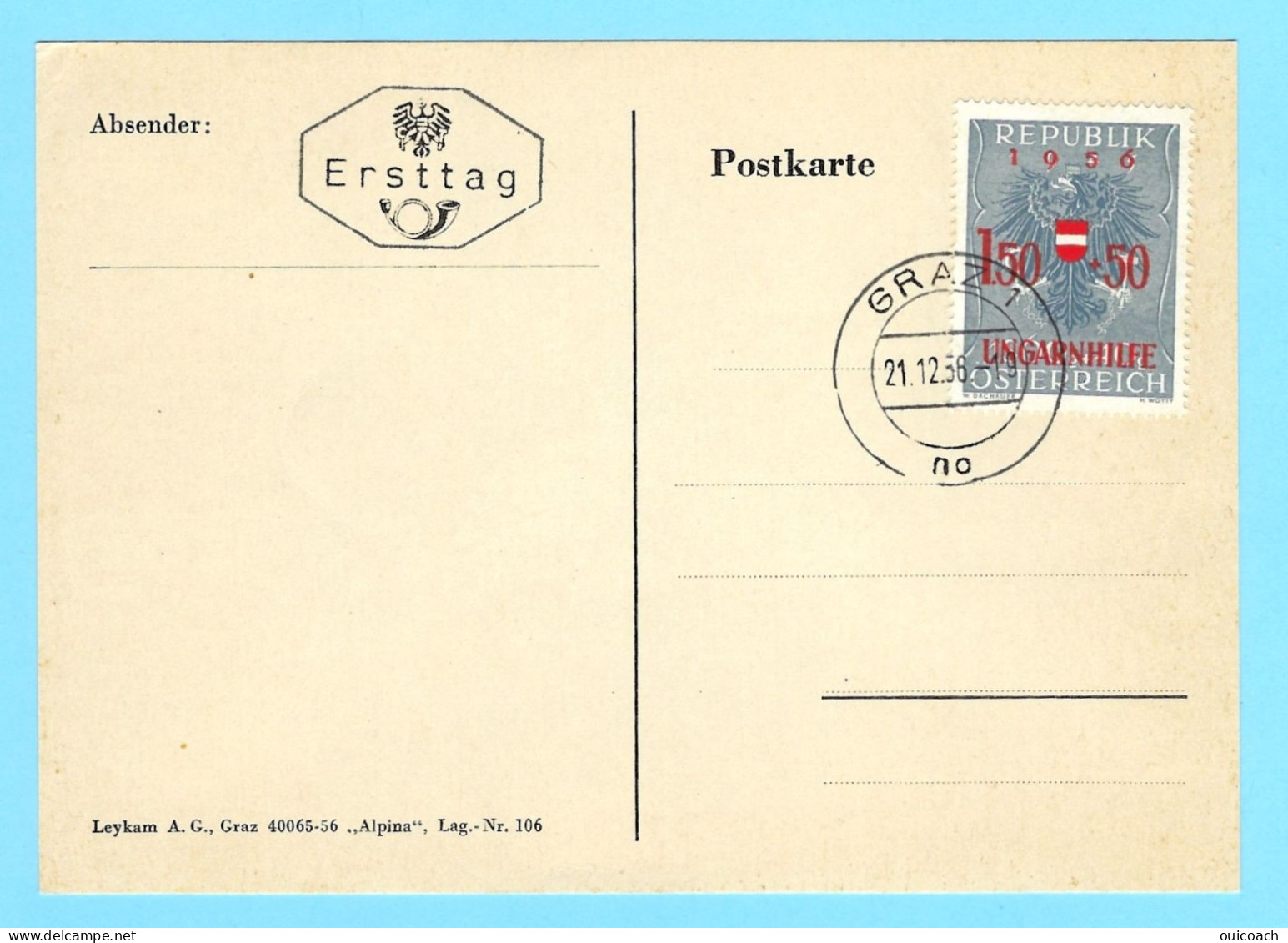 Carte-lettre, Réfugiés Hongrois, 863 - Autres & Non Classés