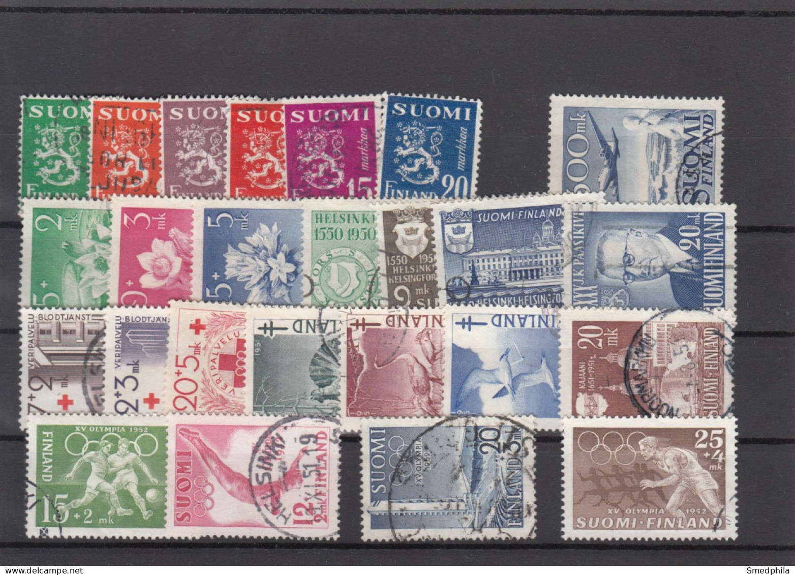 Finland 1950-1951 - Full Years Used - Années Complètes