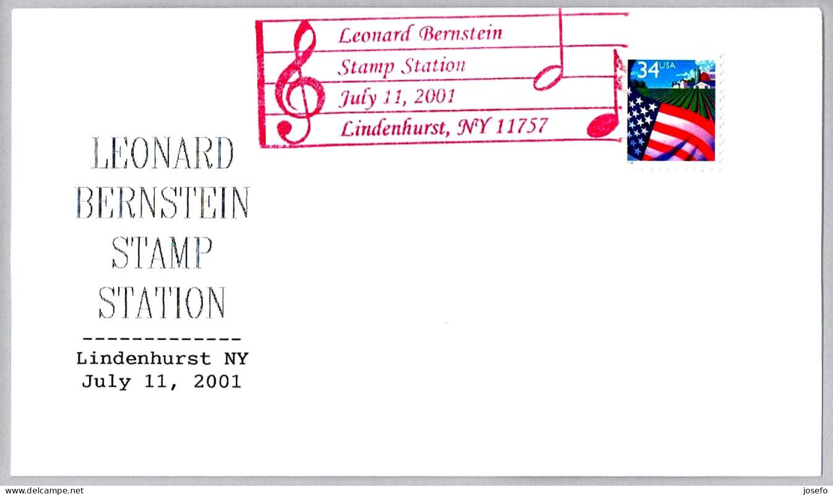 Compositor LEONARD BERNSTEIN - Composer. Lindenhurst NY 2001 - Musique