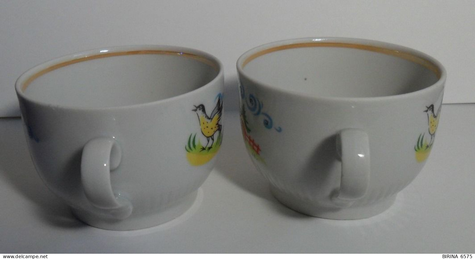 A Cup. The USSR. THE BRAND. PORCELAIN FACTORY PROLETARIAN. Lodge. Birdie. ONE LOT. - 11-52-i - Cups