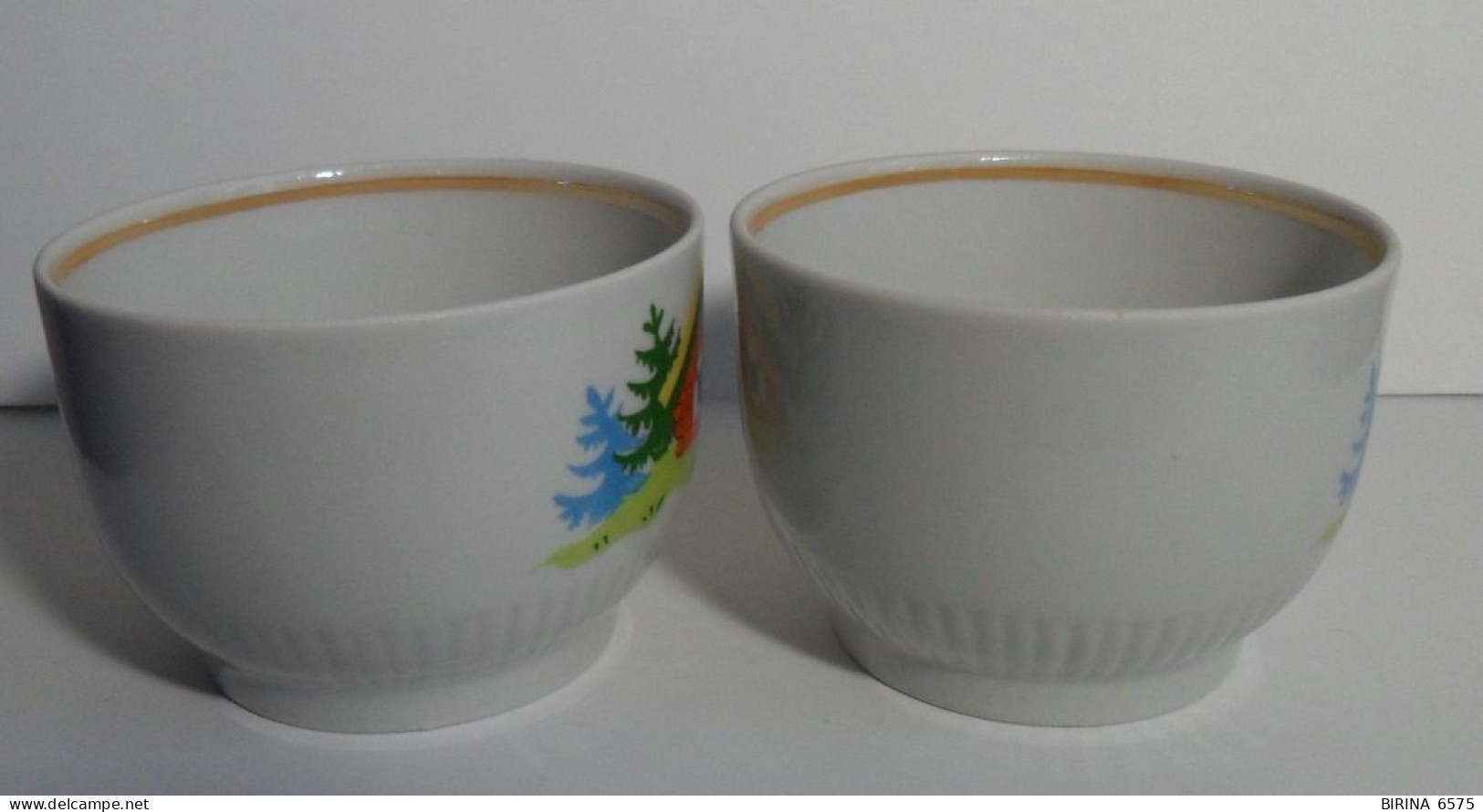 A Cup. The USSR. THE BRAND. PORCELAIN FACTORY PROLETARIAN. Lodge. Birdie. ONE LOT. - 11-52-i - Tasses