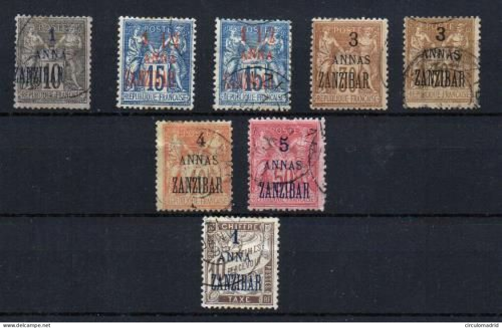 Zanzibar Nº 20,22,25/6,28 Y Tasa Nº 2. - Zanzibar (1963-1968)