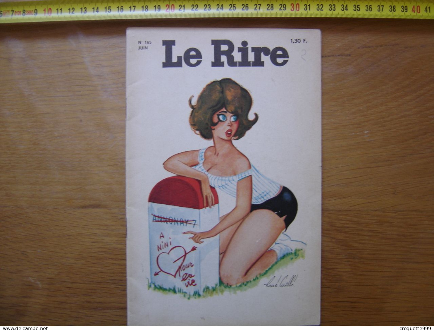 Juin 1965 LE RIRE 165 Pin Up Rene Caille Lassalvy Pichard Peynet - Humour