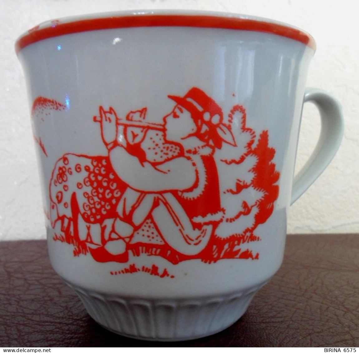 A Cup. Cup. Shepherd. Sheep. TERNOPIL PORCELAIN FACTORY. USSR. - 8-50-i - Cups