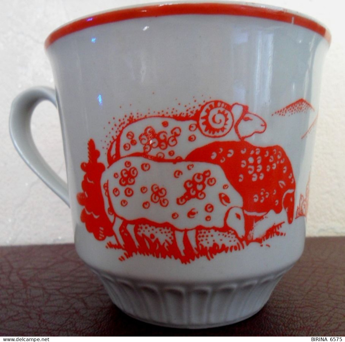 A Cup. Cup. Shepherd. Sheep. TERNOPIL PORCELAIN FACTORY. USSR. - 8-50-i - Tazze