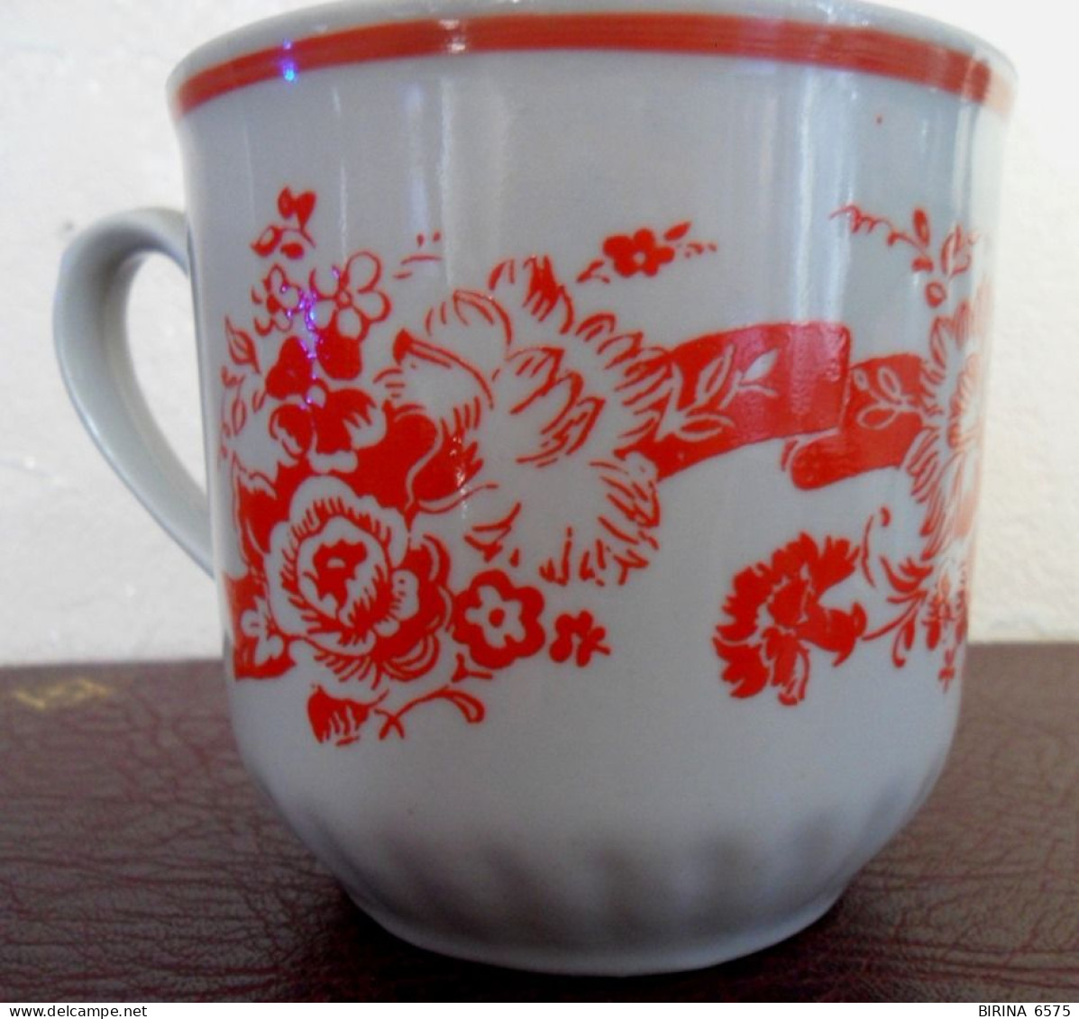 A Cup. Cup. Flowers. TERNOPIL PORCELAIN FACTORY. USSR. - 8-19-i - Kopjes
