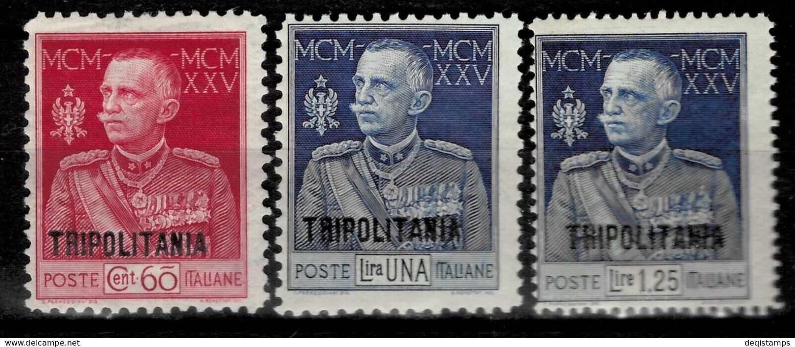 Italian Tripolitania 1925/26  Italian Postage Stamps Overprnted MH* - Oltre Giuba