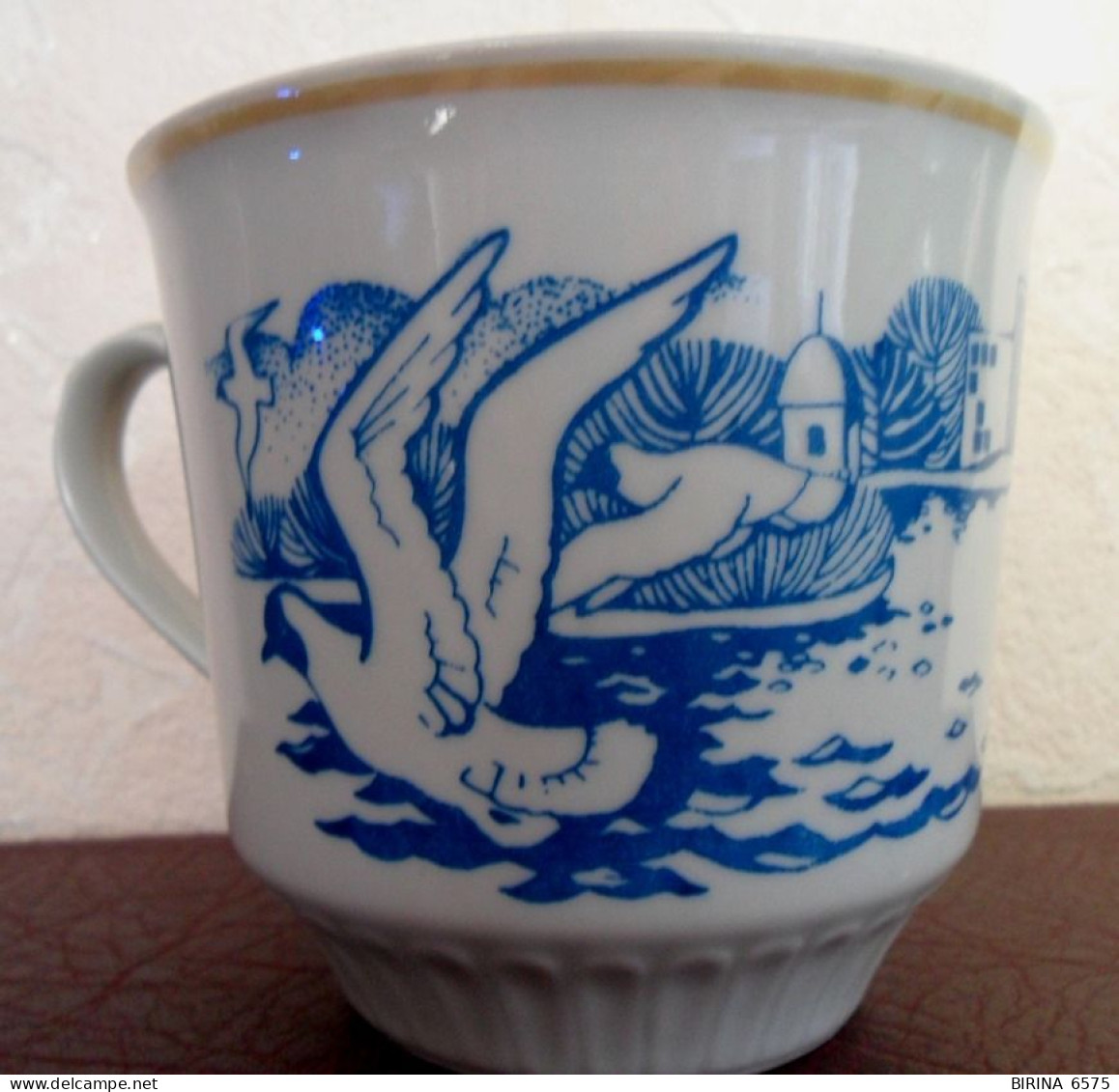A Cup. Cup. SEAGULLS. Sea. TERNOPIL PORCELAIN FACTORY. USSR. - 8-48-i - Tassen