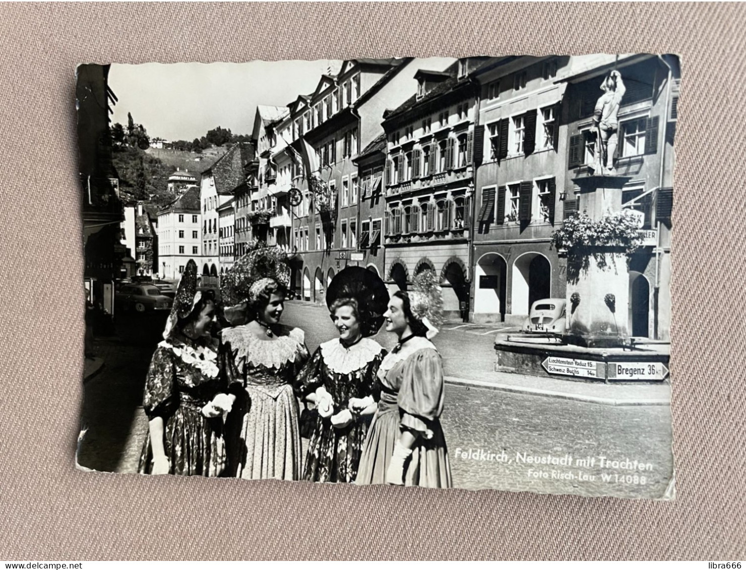 Feldkirch, Neustadt Mit Trachten / Foto Risch-Lau W 14088, Bregenz / 1957 - Feldkirch