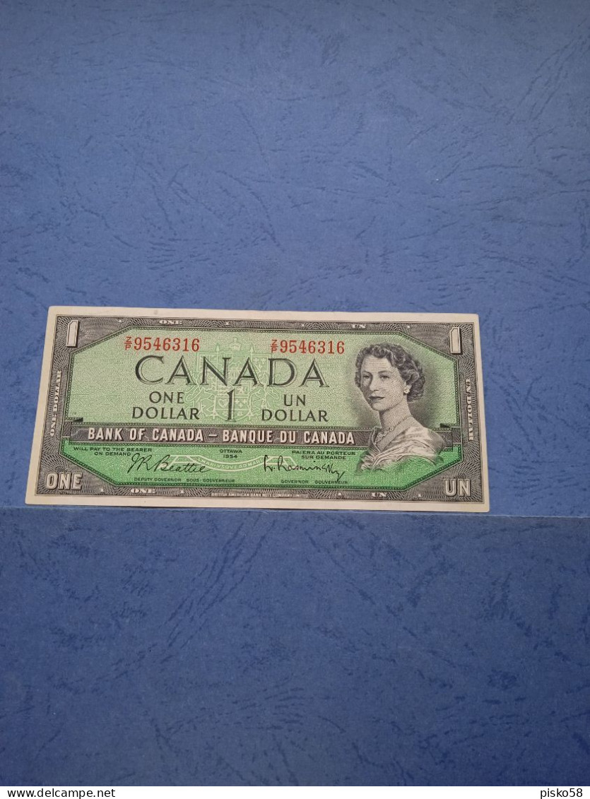 CANADA-P75b 1D 1954 - - Kanada