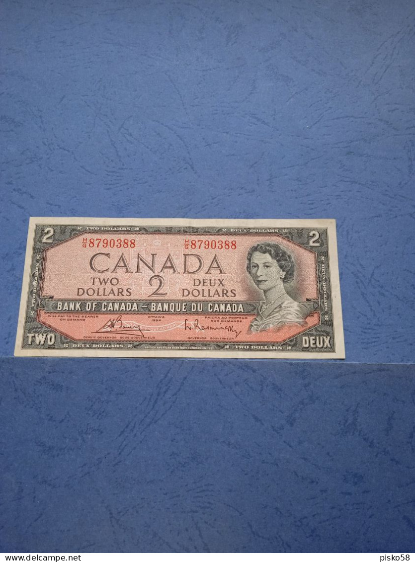 CANADA-P76c 2D 1954 - - Kanada
