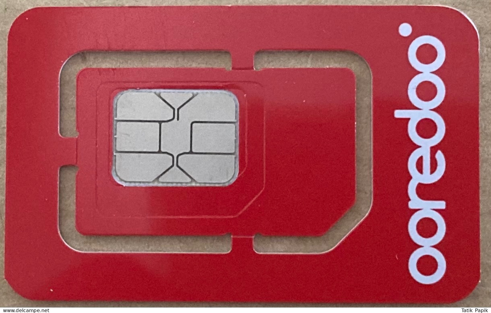 Tunisie Tunisia Ooredoo Nano SIM  GSM Red White New Model 3G 4G 5G NEW UNC Logo - Tunisia