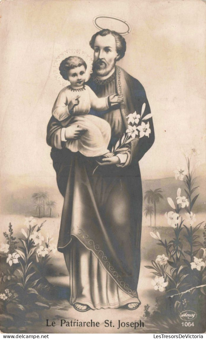 RELIGION - Christianisme - Le Patriarche St. Joseph - Carte Postale Ancienne - Santos
