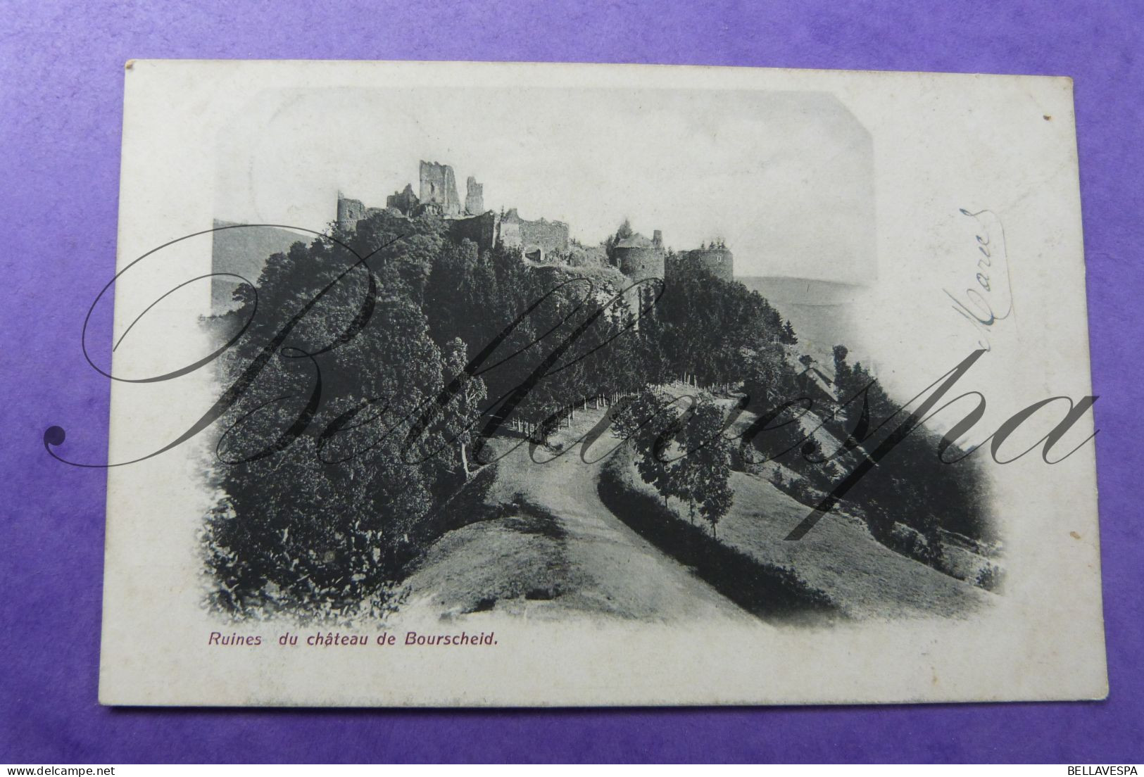 Bourscheid Ruines Chateau Cachet Schimpach Kautenbach 1906 - Burscheid