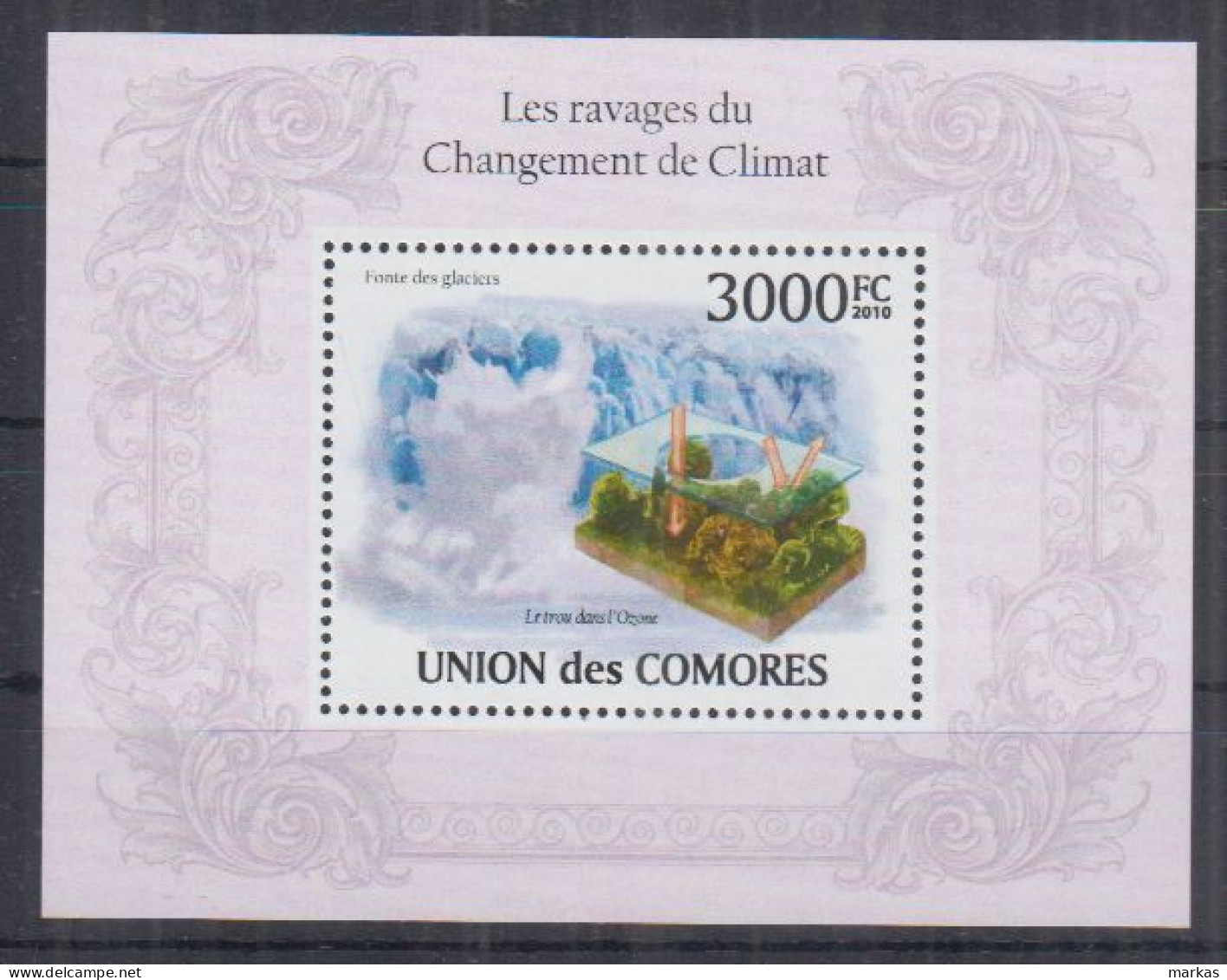 S13. Comoro MNH 2010 Flora - War On Global Warming - Autres & Non Classés