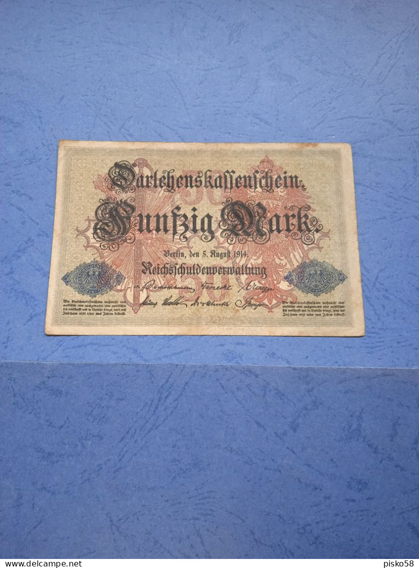 GERMANIA-P49b 50M 5/8/1914 - - 50 Mark