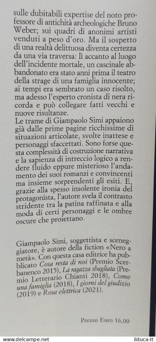 I114558 V Giampaolo Simi - Senza Dirci Addio - Sellerio 2022 - Classic