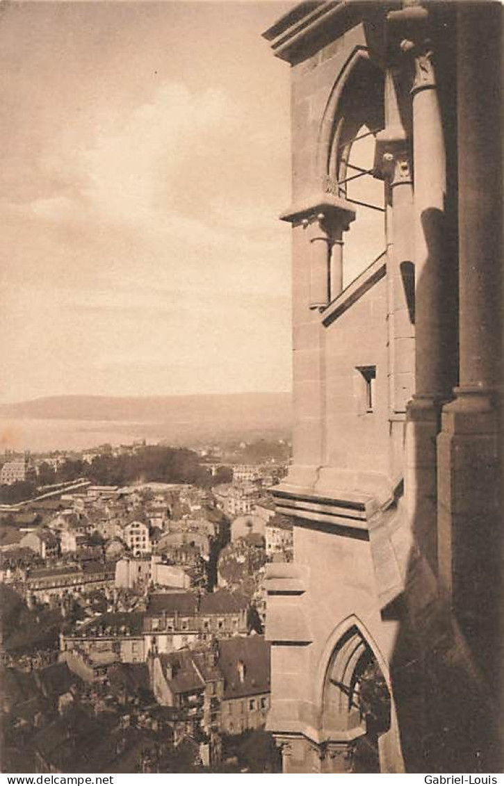 Lausanne Et La Baie De St-Sulpice Vus Du Clocher De La Cathédrale - Lausanne