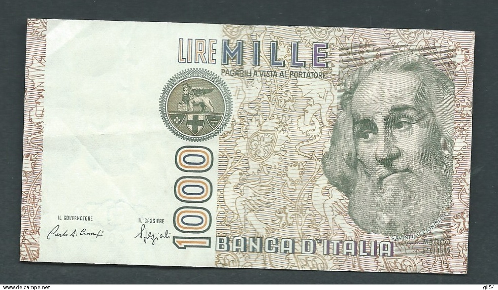 Italie -1000 Lire "M.Polo" / / 06/01/1982  -  IE 409289 R- Laura 10603 - 1000 Lire