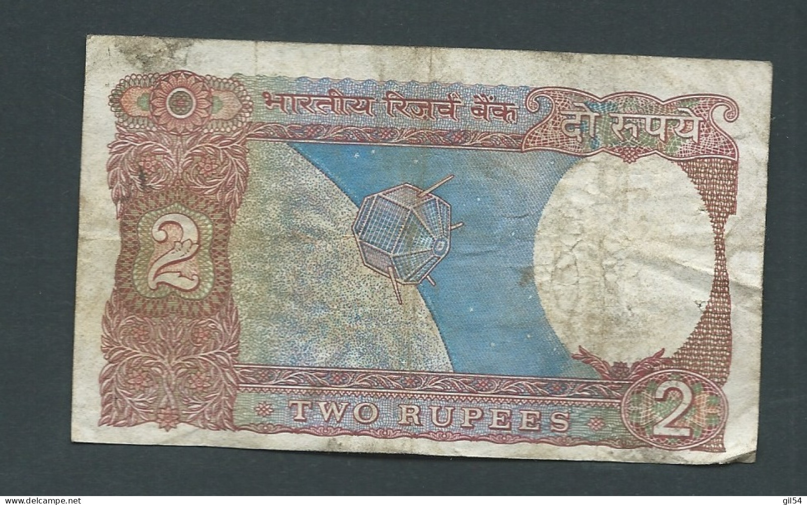 Billet - INDE - 2 Rupees - Two Rupees.- Laura 10713 - India