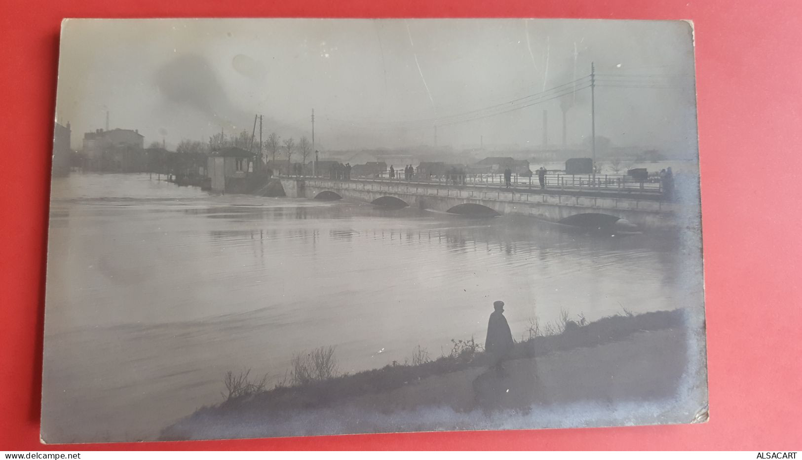 Carte Photo , Pont Et Innondation A Situer - To Identify