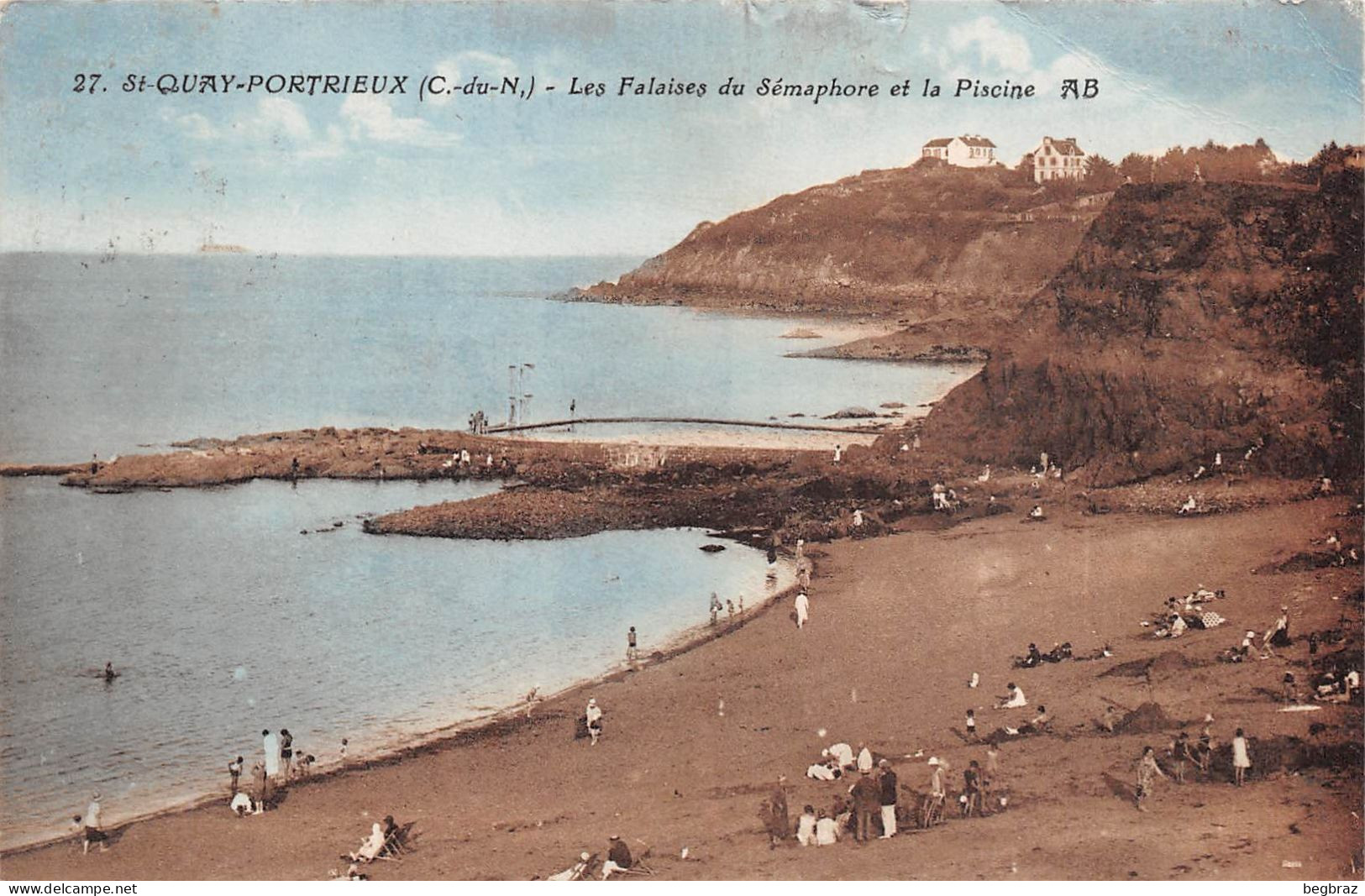 SAINT QUAY PORTRIEUX     FALAISES ET PISCINE - Saint-Nicolas-du-Pélem