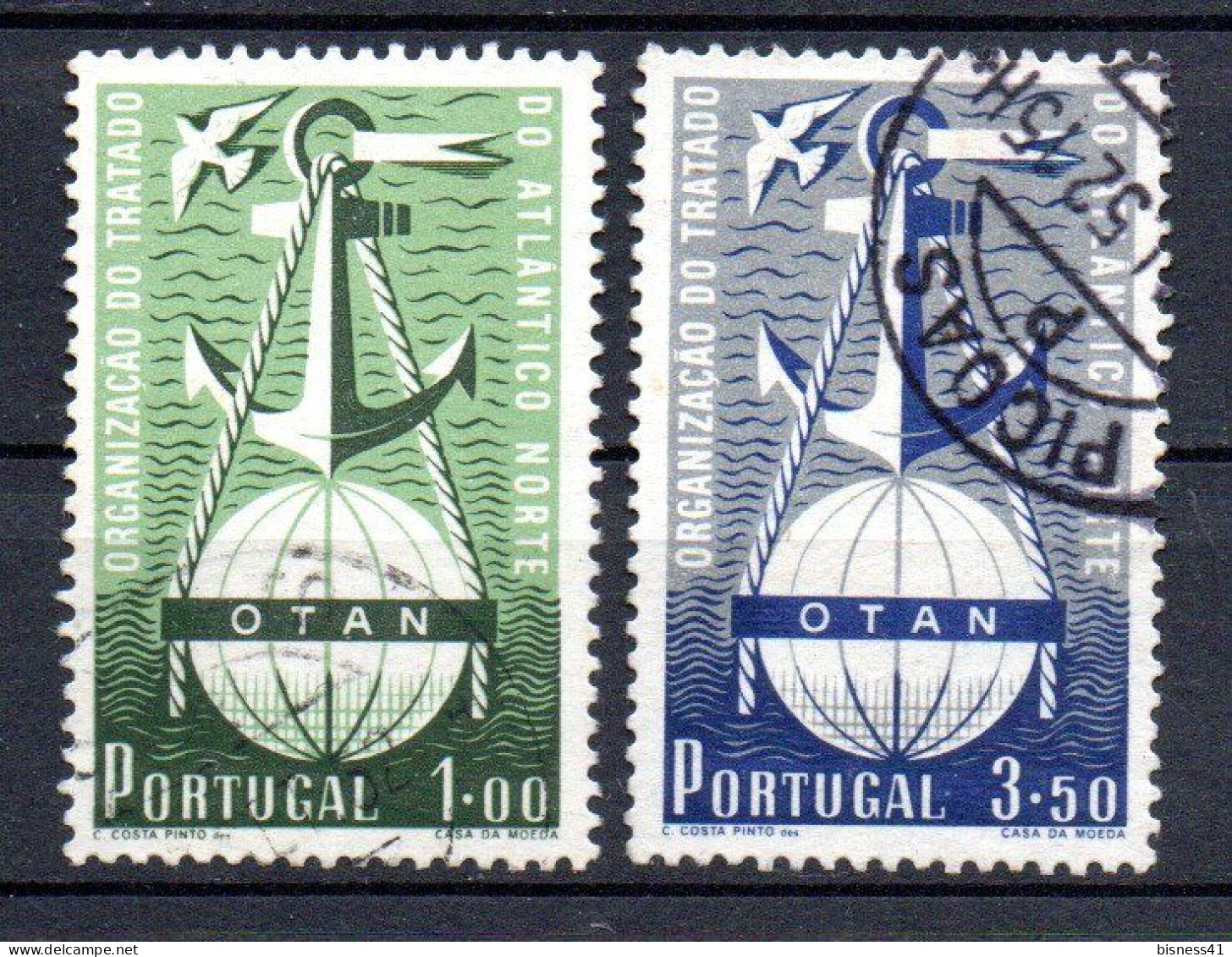 Col33 Portugal  1952  N° 760 & 761 Oblitéré Cote : 25,00€ - Used Stamps