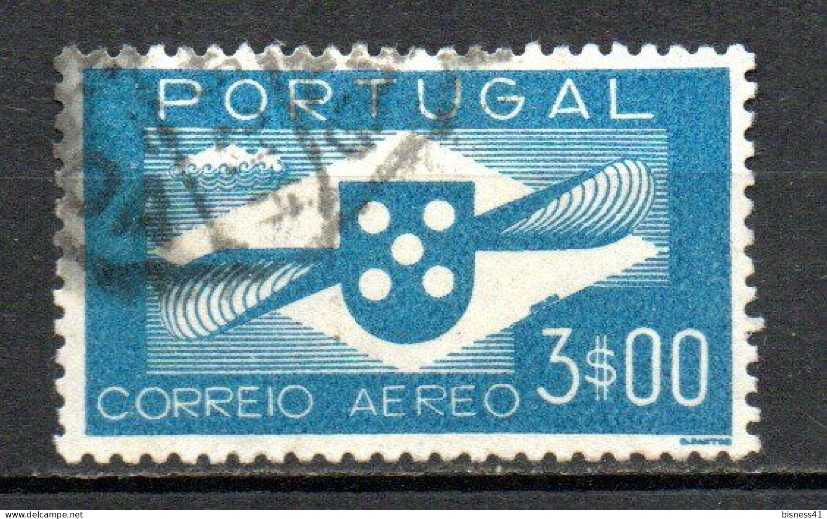 Col33 Portugal Aerien 1937  N° 4 Oblitéré Cote : 14,00€ - Oblitérés