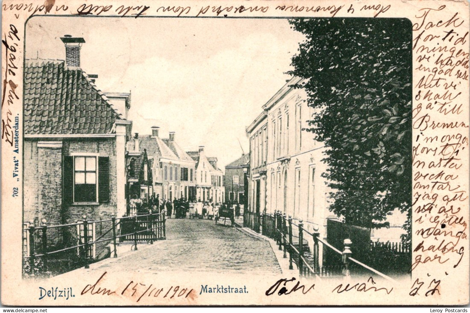 #3238 - Delfzijl,  Marktstraat 1901 (GR) - Delfzijl