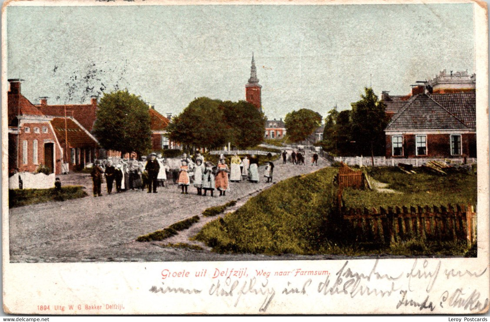 #3239 - Groete Uit Delfzijl, Weg Naar Farmsum (GR) - Delfzijl