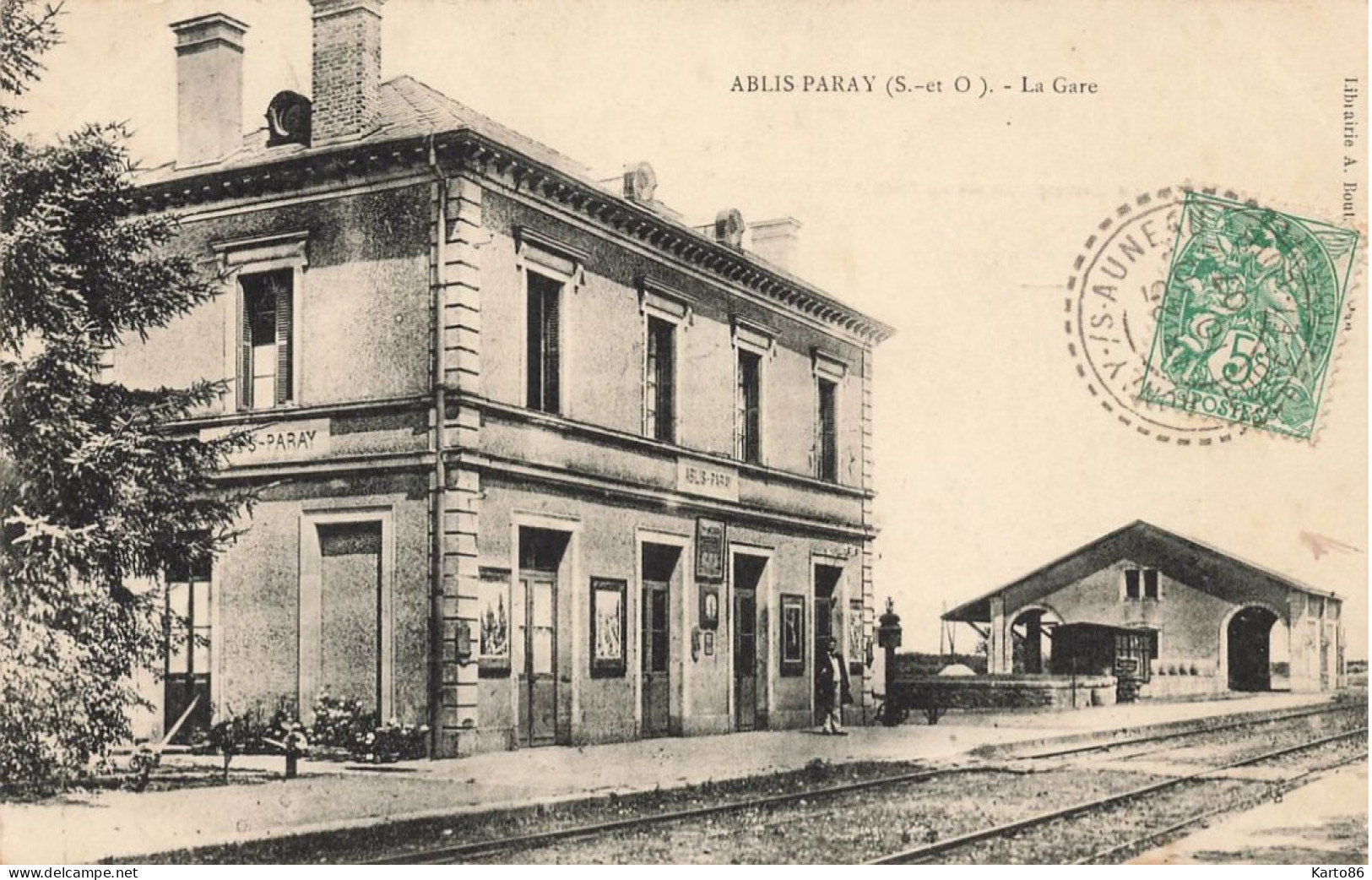 Ablis * Paray * La Gare Du Village * Ligne Chemin De Fer - Ablis