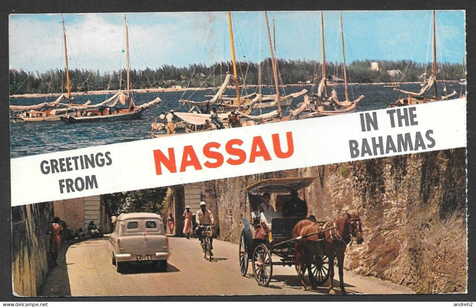 Nassau  Bahamas - Greetings Nassau In The Bahamas - Uncirculated - By Lofthouse Agency - Bahamas